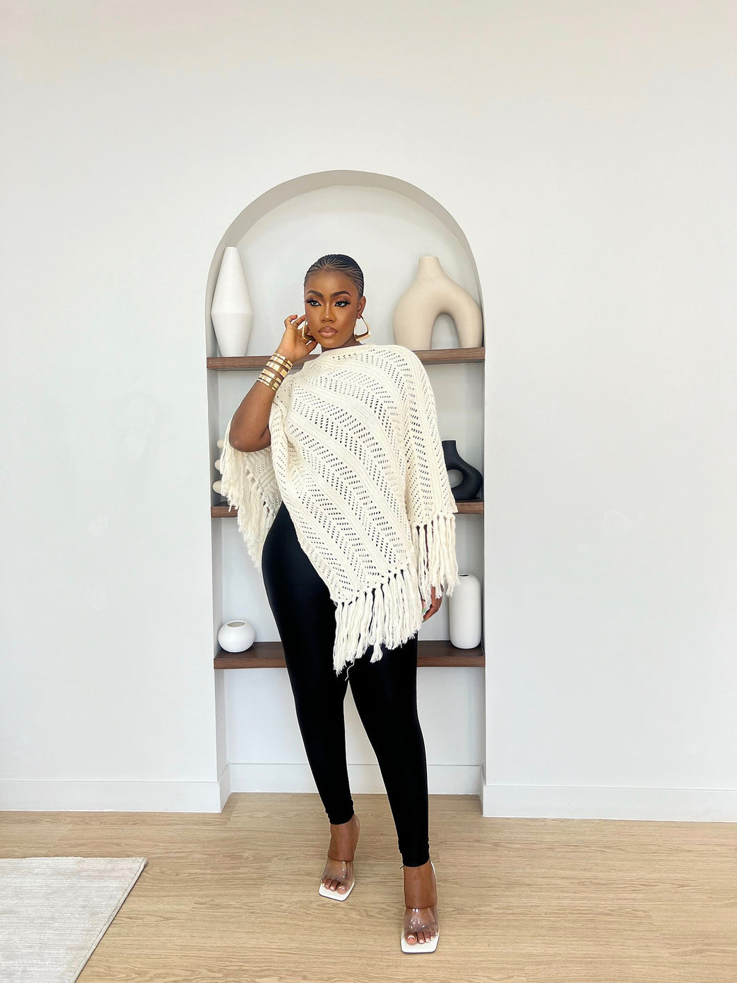 Knitted Cream Top