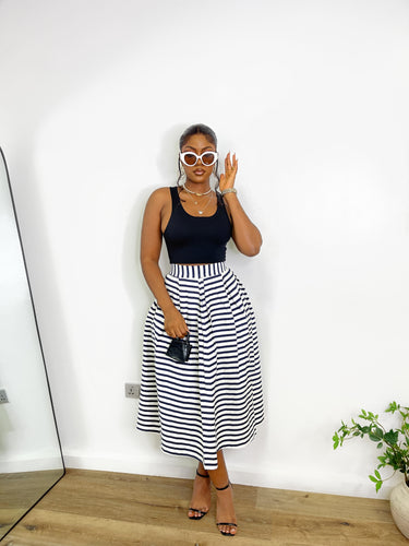 Bella Stripe Skirt