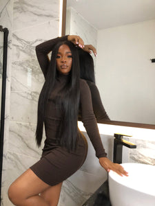 Brown Mini Bodycon