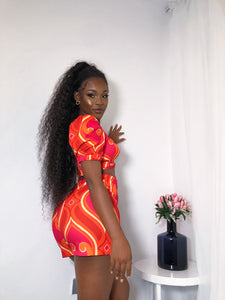 Red Print Set