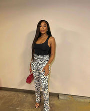 Load image into Gallery viewer, Zebra print Trouser